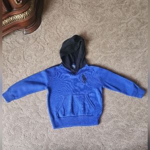 Toddler Polo Sweater Hoodie